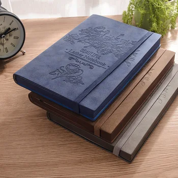 

Sheepskin Book Planner A5 Business Notebook Meeting Minutes Book Diary Office Stationery Free Lettering Custom Logo