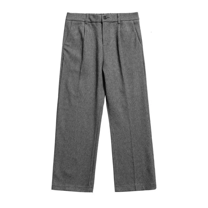 Зимние мужские шерстяные штаны для отдыха, мужские хлопковые повседневные штаны, свободные брюки в стиле хип-хоп, серые/верблюжьи цвета, спортивные штаны, M-2XL