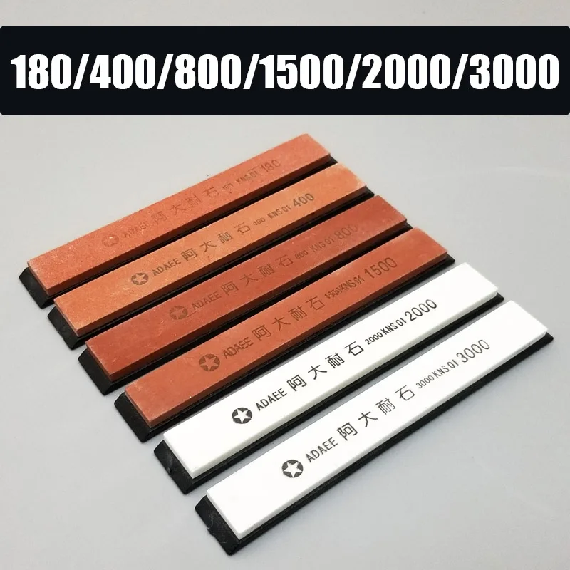 Точилка для ножей камень маленький масляный камень 180-3000grit whet точильный камень для ножей камни точильный камень - Цвет: Six combinations