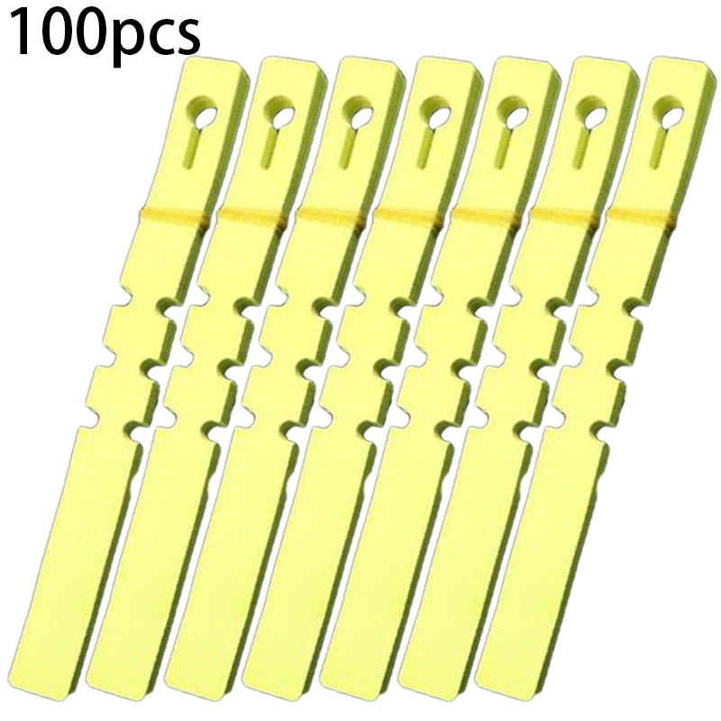 High quality 100* Plant Labels PVC 2*20cm Durable Waterproof Suitable For Orchid Rose Shrubs Small Iron Herbaceous Liana Plants