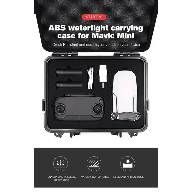 Buy Waterproof Storage Box Bag Travel Hard Plastic Carry Case Box for DJI Mavic Mini E65A