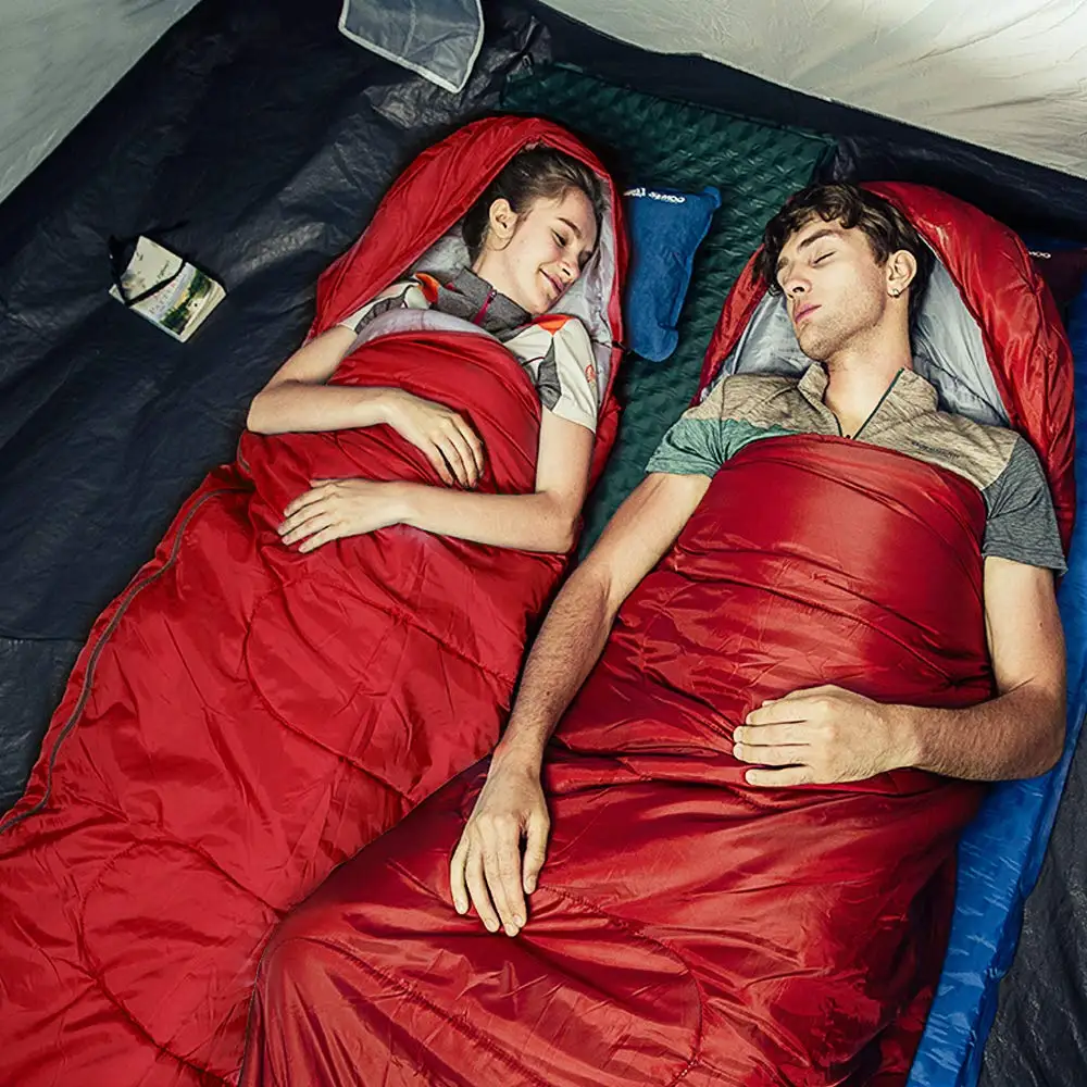 Отдых на природе спальные мешки 1 кг Портативный 3 Сезона Палатка оборудование