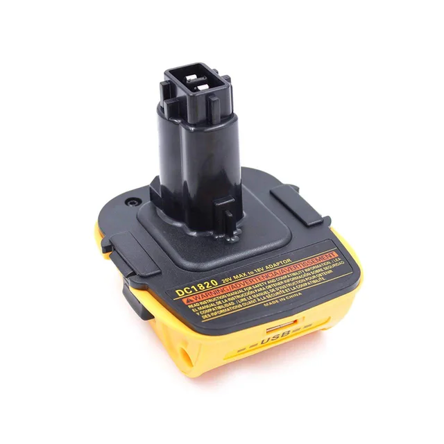 Adaptador de batería de 20V para Dewalt 18V, convertidor de herramientas Dewalt 20V, batería de litio para Dewalt 18V, DC9096 DE9098 DE9096 3