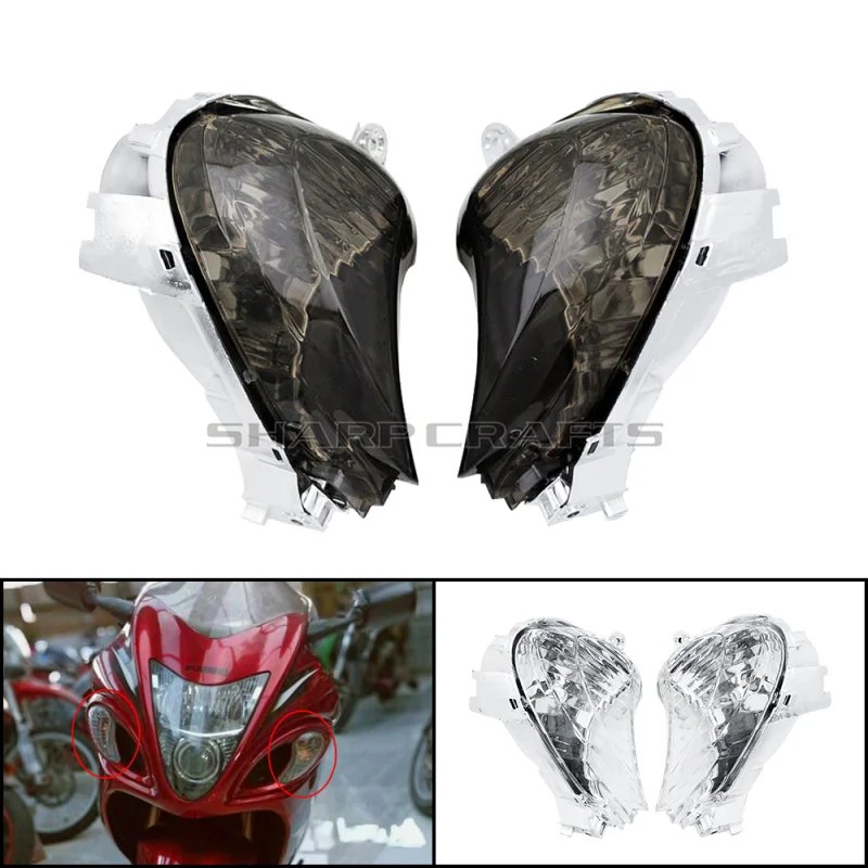 LED Smoked Rear Turn Signal Indicators For Suzuki 08-18 HAYABUSA