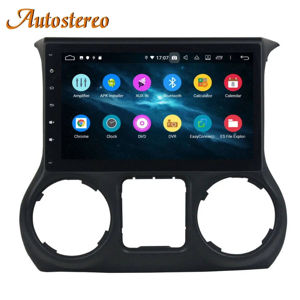 Android 9 DSP 4+ 64G Нет DVD плеер автомобиля gps навигация для Jeep Grand Wrangler 2011+ Автомобильное Стерео Радио мультимедийный плеер головное устройство