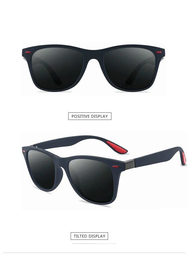 Vintage Sunglasses Men‘s Driver Shades Male Polarized Sun Glasses Women Spuare Mirror Summer UV400 Sunglasses_voghion.com
