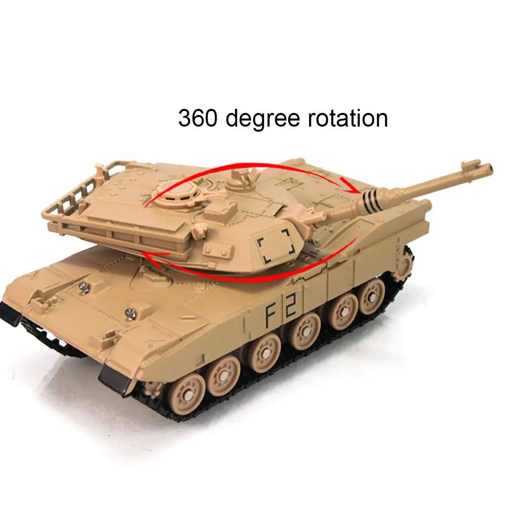 

Miniature 1/48 Tank Model Alloy Diecast M1A2 Military Tank Model with Light Sound 360 Degree Rotation Kids Toy Collection