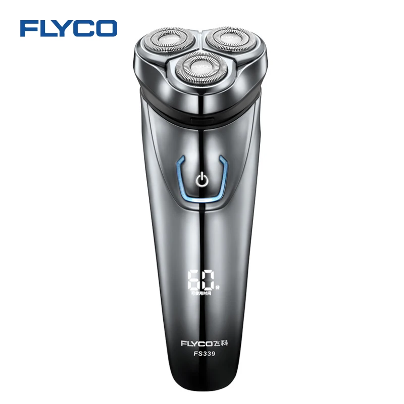 FLYCO FS333 электробритва перезаряжаемый IPX7 нож для мытья бороды три бритвенные