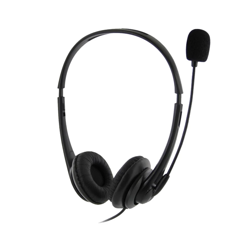 Telephone Headset Call Center Operator USB Corded Offical Headphone With Micro for Computer Laptop PC