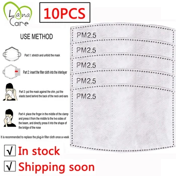 

Replaceable Filter Mask C90E PM2.5 Anti Haze Pollution Dust-proof Activated Carbon Solid Polyester Men/women 20 -100 Pcs