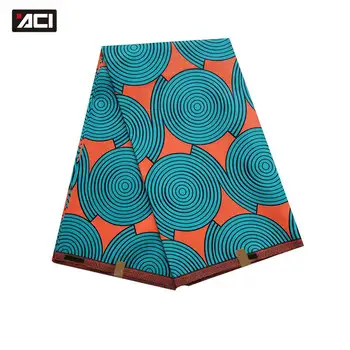 

ACI Veritable Wax African Ankara Fabrics 6 Yards/Piece Veritable Wax African Printed Fabric Tissu Africain Nigeria Wax For Women