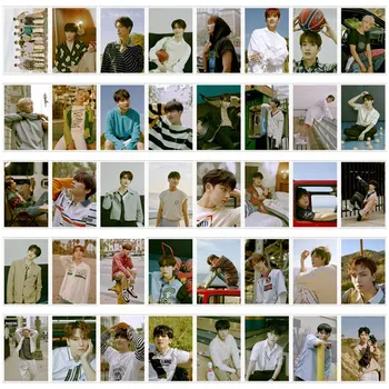 

40Pcs/Box Kpop SEVENTEEN 7th Mini Album Photo Lomo Card Fan Collection Metal Box Card