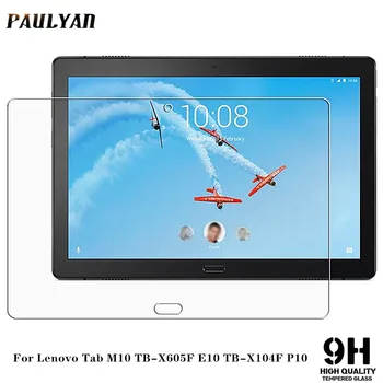 

9H Tempered Glass Film Screen Protector for Lenovo Tab M10 TB-X605F E10 TB-X104F P10 TB-X705F 10.1 M10Plus TB-X606 Tablet Glass
