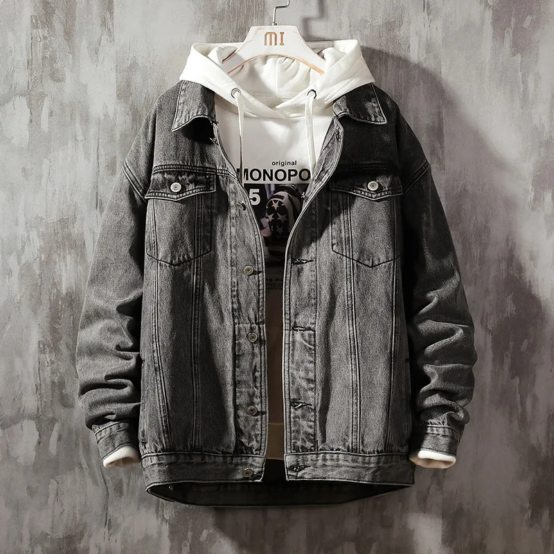 

Autumn new loose large size denim jacket denim jacket
