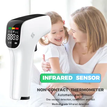 

IN STOCK Digital Infrared Thermometers Body Adult Non-Contact IR Probe Accurate Sensor Temperature Guns Forehead Thermometer #CM
