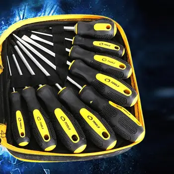 

9PCS Set Portable Magnetic Screwdriver Sets Multi-Function Hand Repair Tools Suits Straight Cross Screwdriver Set