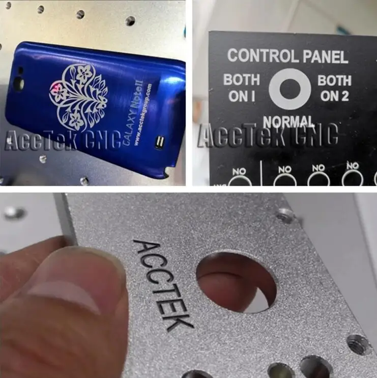 fiber laser on metal