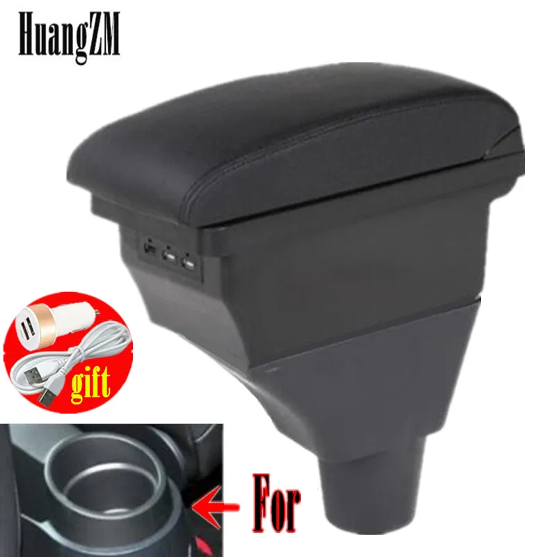 For Seat 6L armrest box central Store content Storage box with