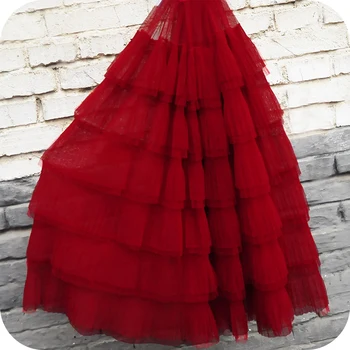

1 piece (70x50cm) 6 Layers Ruffled Tulle Lace Fabric Soft Mesh Pleated Tutu Dress Fabric 8 Colors Ruffle Fabric DIY Clothing Dec