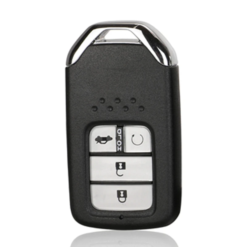 Jingyuqin салона автомобиля дистанционного 2/3/4/5/6 кнопками, ключ для Honda Fit Odessey города джаза XRV Venzel вариабельности сердечного ритма CRV Accord вставить ключ чехол - Цвет: 4 buttons
