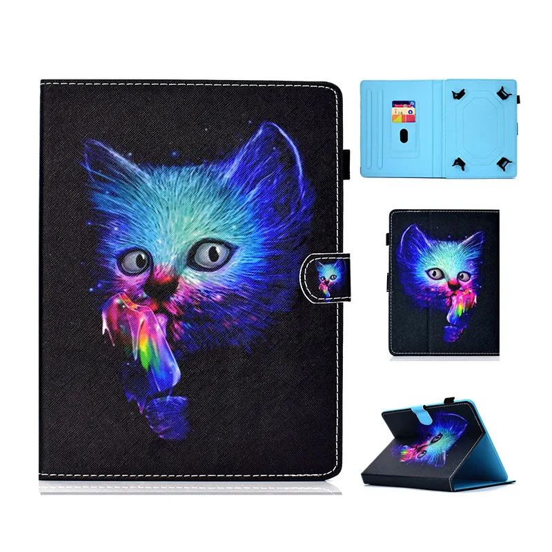 For Amazon Kindle Fire 7 20152017 Kids Protective Skin Universal Child 7 inch Tablet Cases PU Leather Cover Case  with Card Slots (1)