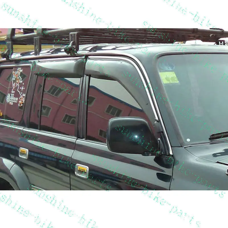 4 шт. автомобильные накладки на окна для Toyota Land Cruiser LC80 4500 FZJ80 1992 1997