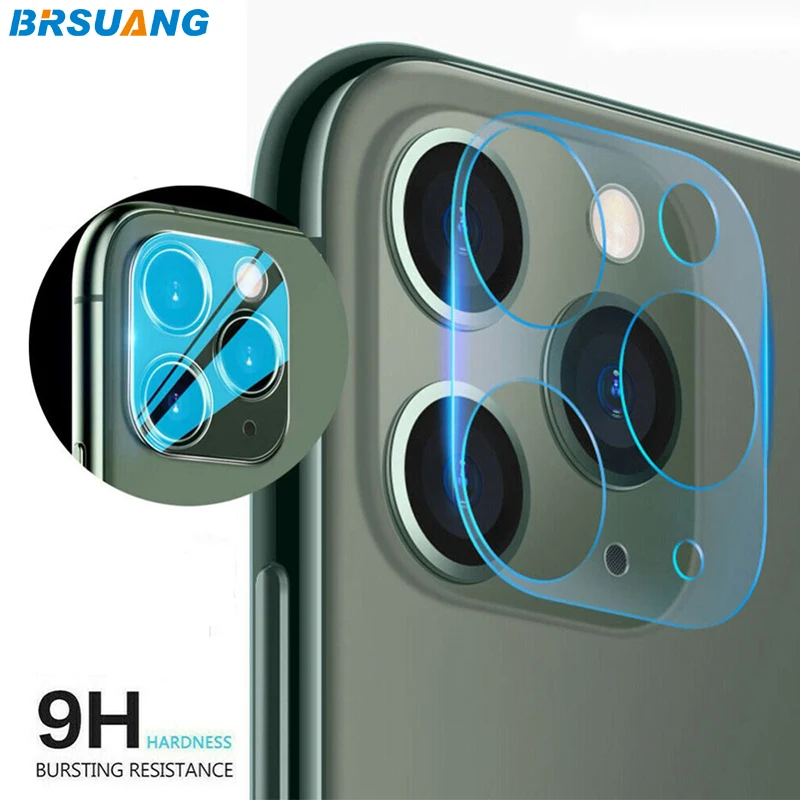 BRSUANG 9H ультра тонкий HD закаленное стекло объектив камеры протектор экрана для iPhone