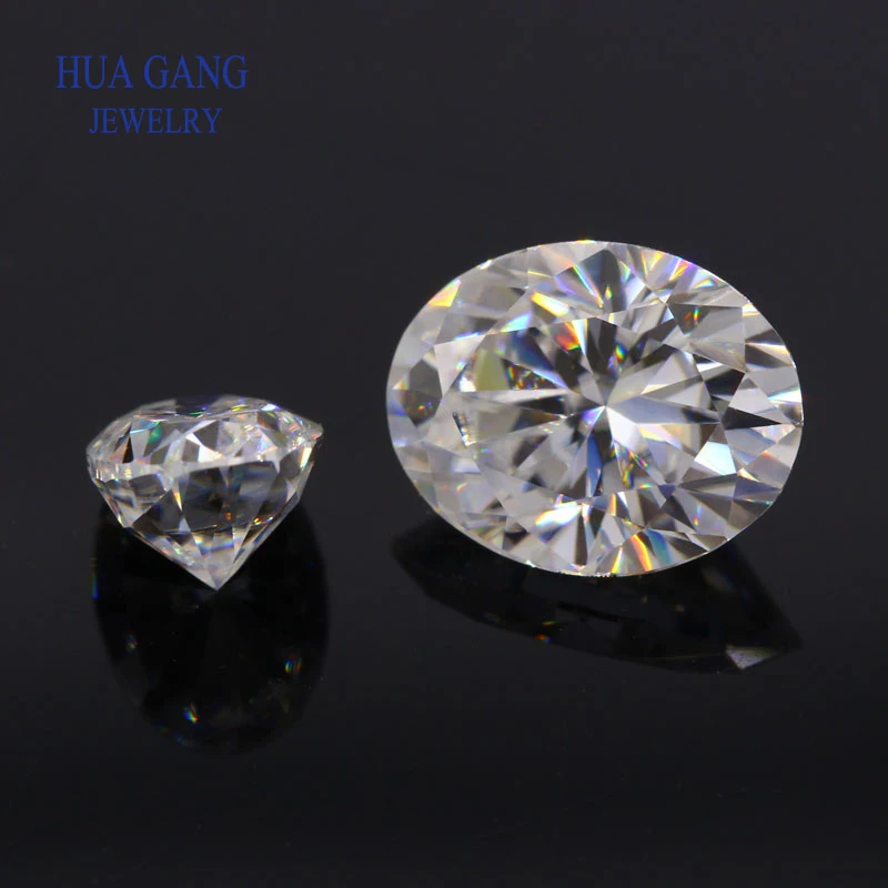 Low Price Oval Moissanite 0.5ct To 8ct D ColorLoose Moissanite Oval Excellent Cut VVS1 For Engagement Ring Beads For Jewelry