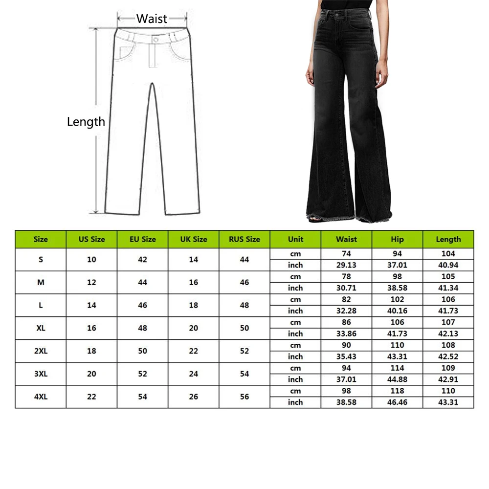 Брюки Для женщин широкий Leg2019, новые осенние джинсовые узкие Высокая талия джинсы бойфренды женские, с расклешенным джинсы Pantalones Mujer Plus Размеры