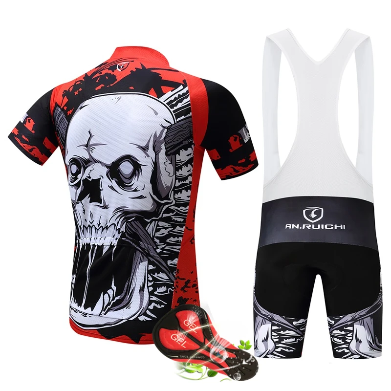 Uniforme Ciclismo SPECIALIZEDING Pro Велоспорт Джерси Набор Conjunto Ciclismo Hombre Велоспорт Набор креативный череп шаблон майки