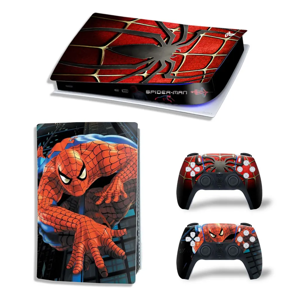 Marvel Star Wars PS5 Digital Edition Skin Sticker Decal Cover for PlayStation 5 Console and 2 Controllers PS5 Skin Sticker Vinyl 