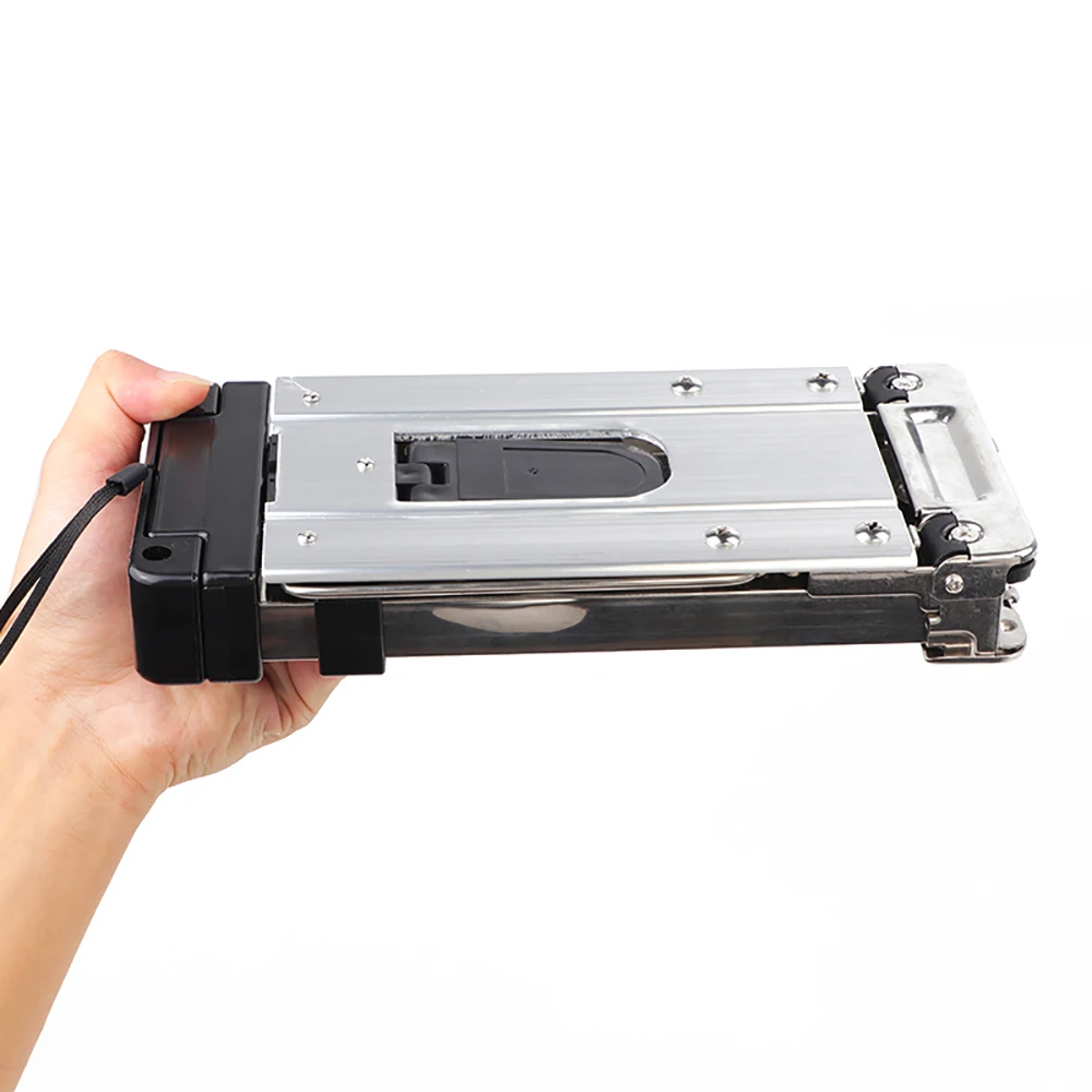 Online Portable Travel Trailer Aluminum Alloy Car Folding Luggage Cart Household And Car Luggage Cart Shopping Trolley Trunk Trailer