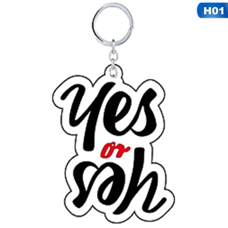 

Kpop TWICE New Album Yes Or Yes Fashion Keyring Key Holder Nayeon Jihyo Cute Acrylic Keychain Bag Pendant Charm