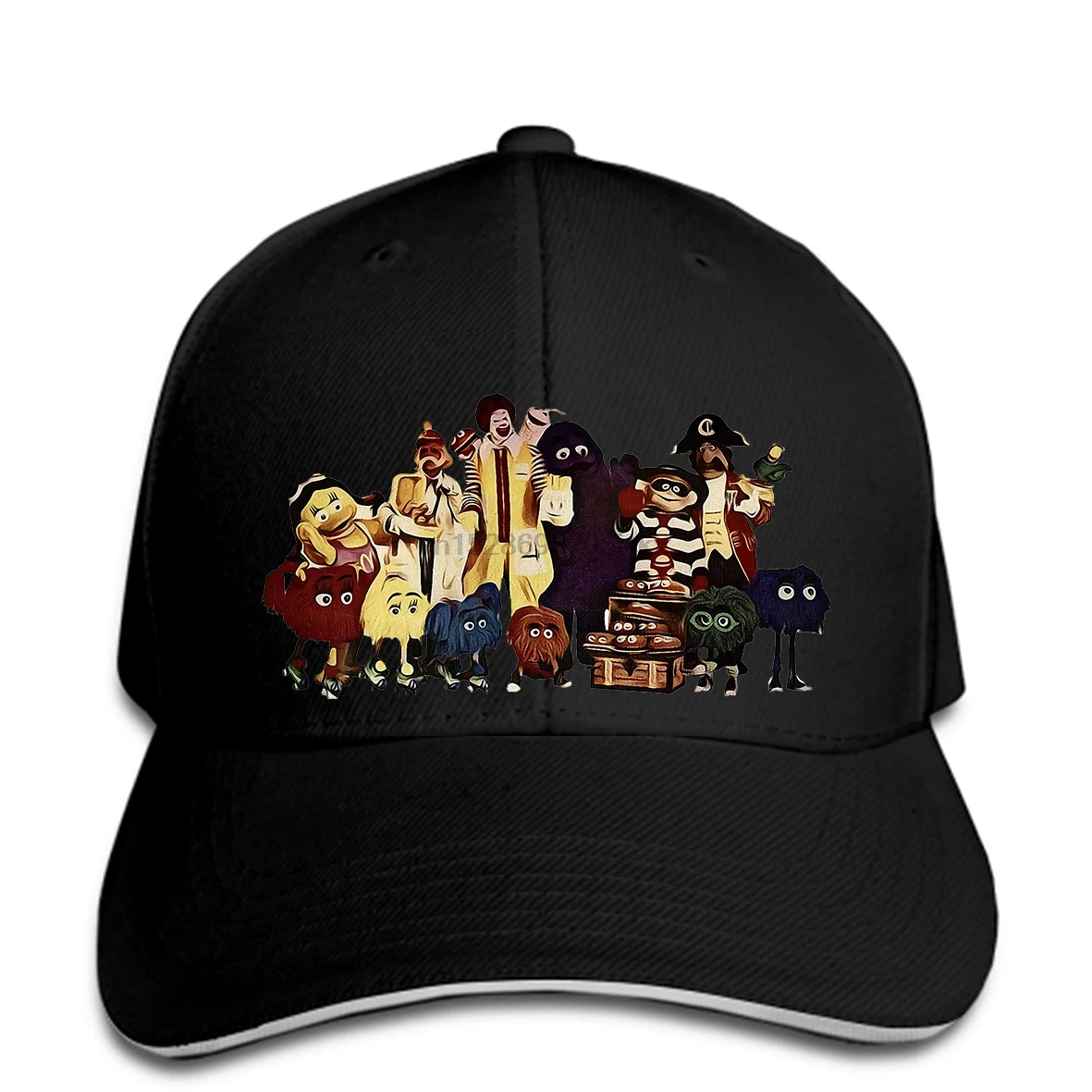 Мужская бейсболка McDonalds с классическими персонажами, унисекс бейсболка, Женская Бейсболка, бейсболка