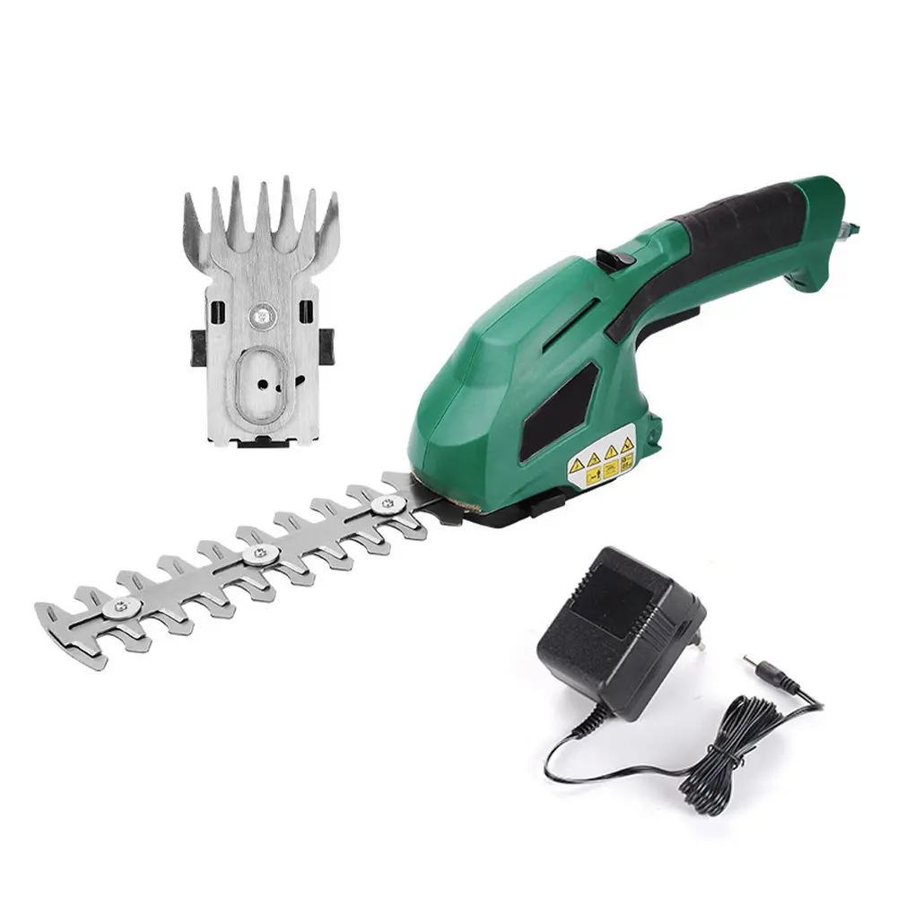 

2 in 1 Electric Trimmer 7.2V Lithium-ion Cordless Hedge Trimmer Rechargeable Weeding Shear Household Pruning Mower