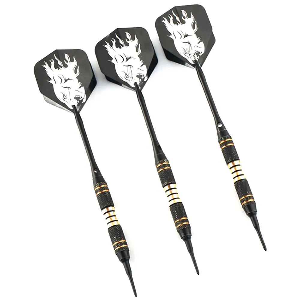 Electronic Dart Copper Leisure Activities Competition Relax 18g 3PCS Metal Games Soft Tip Dart Steel Safe Dart Solid Sport