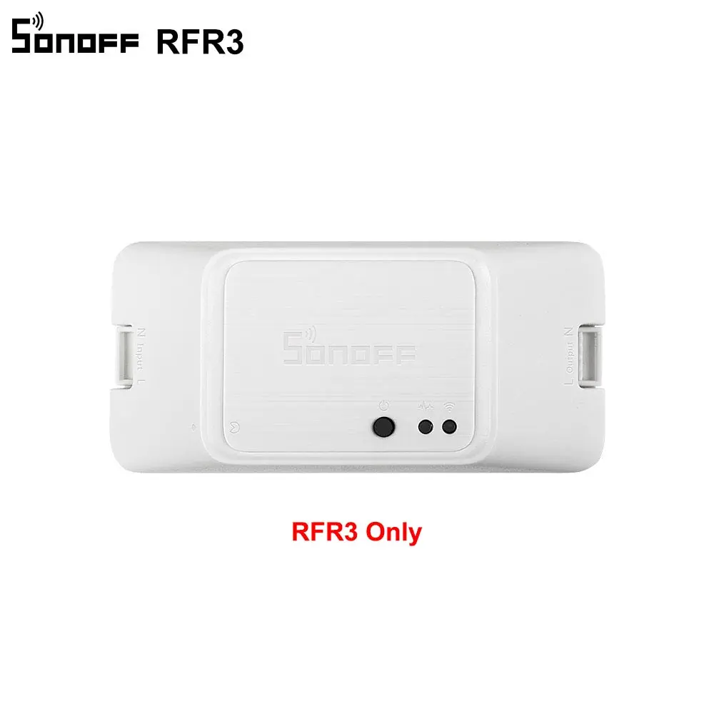 SONOFF RFR3 Горячая SONOFF RF R3 WiFi переключатель, умный вкл. Выкл. Светильник, поддерживает приложение/433 RF/голосовой пульт дистанционного управления, Универсальный DIY модуль - Цвет: SONOFF RFR3