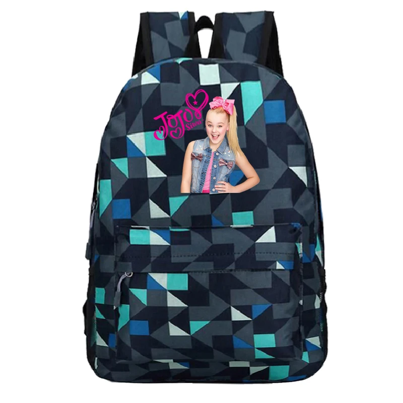 12 Новые школьные сумки jojo siwa для девочек, рюкзаки, школьные сумки, ранец для девочек и мальчиков, детская ортопедическая сумка, школьная книга mochila - Цвет: 12