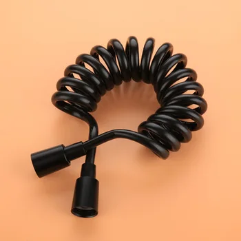 

Telephone Wire 1.5 Tube Copper Head Telescopic Compressive Spring Tube Shower Hose Spray Gun Health Faucet with Hot and Cold Wat