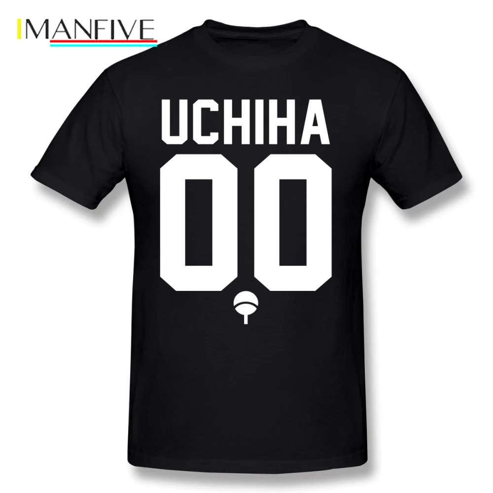 Футболка Uchiha белая футболка из Джерси клан Учиха футболка с короткими рукавами и графическим принтом 100 хлопок 5x пляжная Милая Мужская футболка