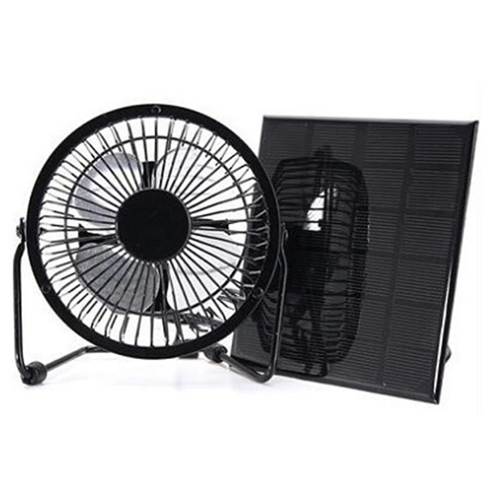 

3W 6V Mini Solar Panel Ventilation Cooling Fan 4-inch Power Bank Fan
