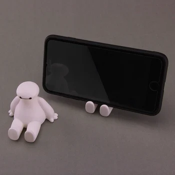 

2pcs Lovely Baymax Rubber Bracket Cartoon Tablet Stand Mobile Phone Seat Small Gift Lovely Phone Stand Holder For Phone tablet