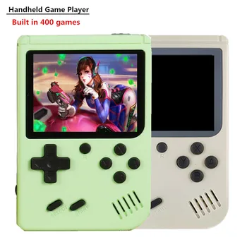 

HUADARRE Video Game Console Built-in 400 Retro Classic Games 3.0 Inch Portable 8 Bit Handheld Gaming Player With Gamepads