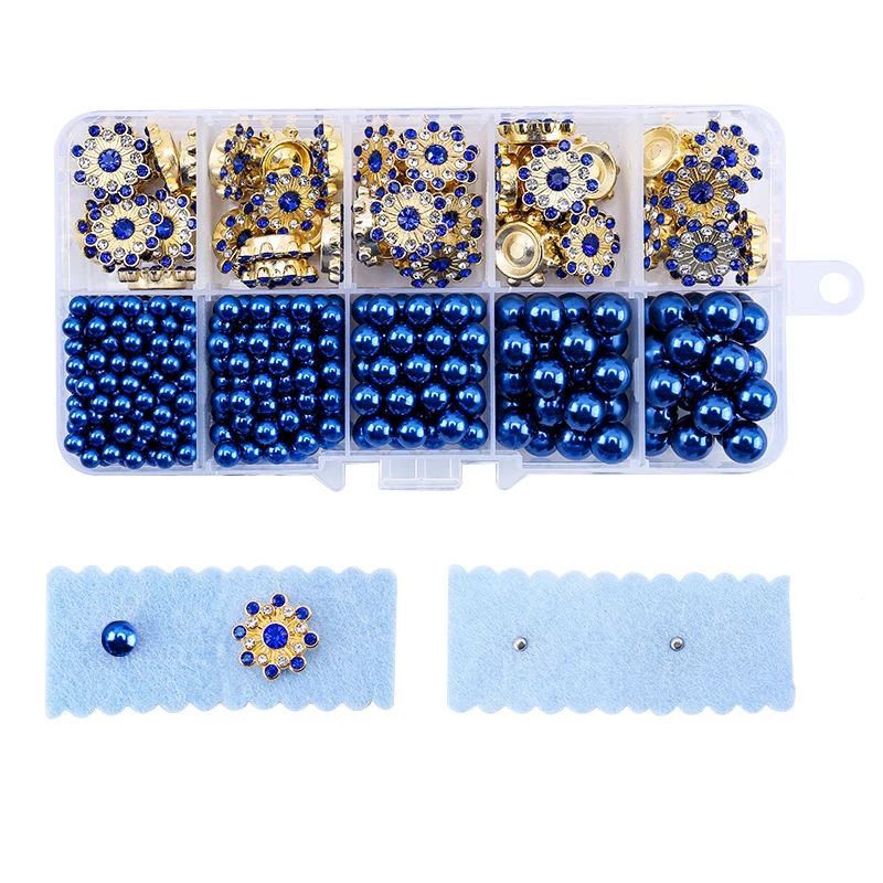 Torus Handheld Pearl and Rivet Setting Machine with Bead Screw Heads for DIY Fashion Accessories