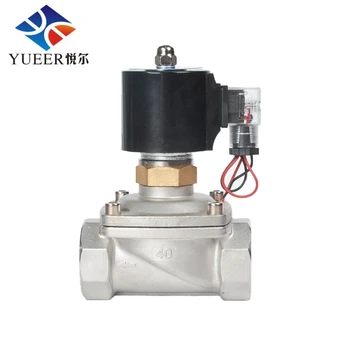 

Solenoid Valves 24V IP 68 DN32 11/4inch Outdoor Waterproof Stainless Steel Normally Open Electromagnetic Induction Valve Sprayer