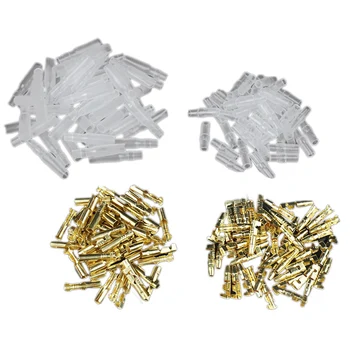 

Car Electrical Wire Connector Diameter 4mm Pin Set 50Sets=200Pcs Female + Male + Case Cold Press Terminal
