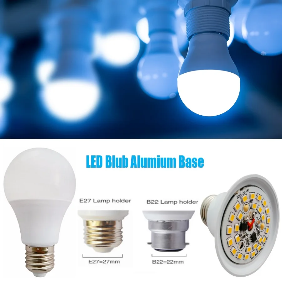 Светодиодсветодиодный лампы SMD2835 10 шт./лот E27/B22 100 240 В переменного