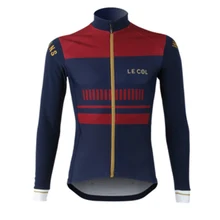 Le Col зимняя велосипедная одежда для мужчин с длинным рукавом Джерси кашемир на заказ Roupa Ciclismo велосипед гонки Jcaket MTB одежда цикл теплый топ