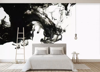 

[Self-Adhesive] 3D Black Ink 161087 Wall Paper mural Wall Print Decal Wall Murals
