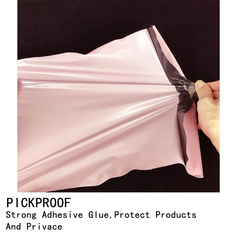 Light Pink Poly Mailer Self Adhesive Post Mailing Package Mailer Glue Seal Postal Bag Gift Bags Courier Storage Bags 10pcs courier bag mailing bags express bag